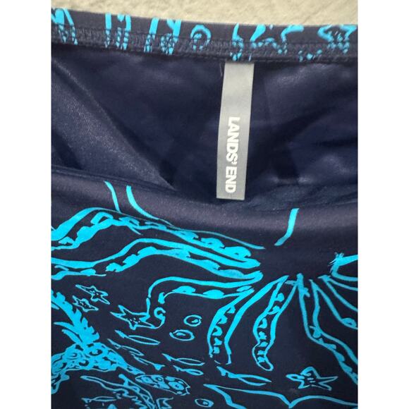 Lands' End Sea Creature Underwire Tankini Top Size 16 - Picture 3 of 4